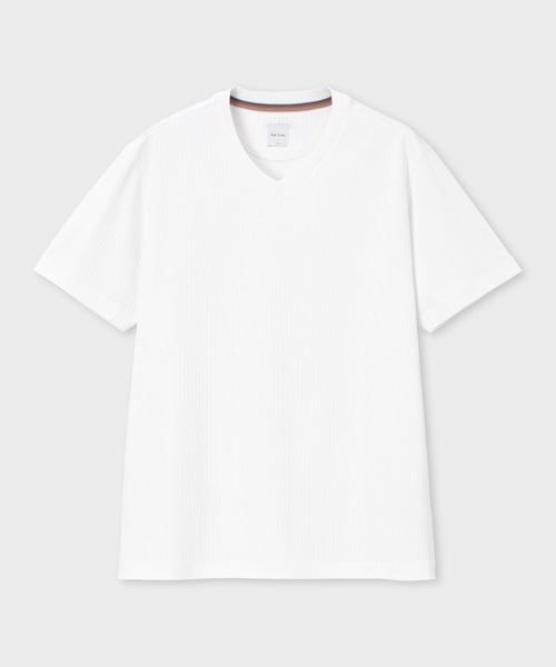 elma様【新品未使用】paulsmith カットソー ポールズピープルホワイト Paul Smith｜ポール・スミスのTシャツ/カットソー（ホワイト/白色系・V