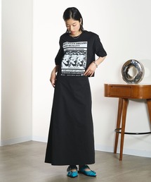 ROSE BUD | OKIRAKU×ROSEBUD/BACK OPEN GRAPHIC DRESS(ワンピース)