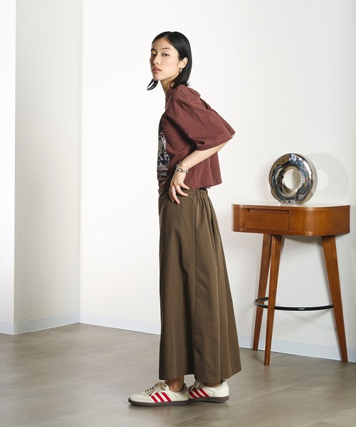 ROSE BUD(ローズバッド)の「OKIRAKU×ROSEBUD/BACK OPEN GRAPHIC DRESS(ワンピース・レディース・ブラック/ブラウン・ONE SIZE)」の11枚目の写真