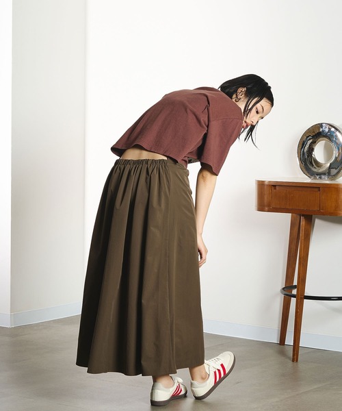 ROSE BUD(ローズバッド)の「OKIRAKU×ROSEBUD/BACK OPEN GRAPHIC DRESS(ワンピース・レディース・ブラック/ブラウン・ONE SIZE)」の12枚目の写真