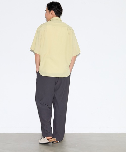 coca(coca)(コカ)の「ストレッチストライプジャージーイージーワイドパンツ(その他パンツ・メンズ・チャコール/ブラック・M/L/XL)」の5枚目の写真