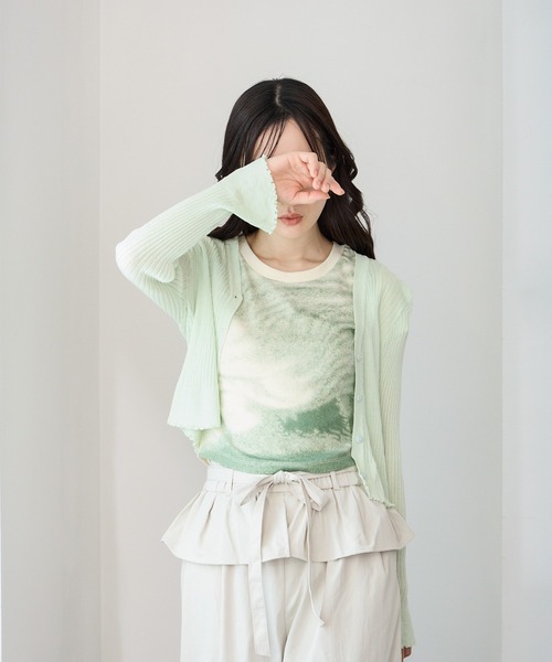 Y/lim(イリム)の「ペプラムワイドパンツ(その他パンツ・レディース・グレー/オフホワイト・FREE)」の12枚目の写真
