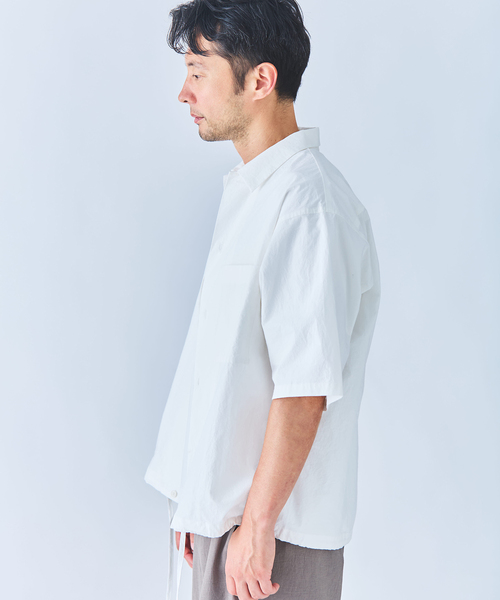 EDIFICE(エディフィス)の「ORGANIC FIELD タイプライターシャツ(シャツ/ブラウス・メンズ・チャコールグレー/ホワイト・MEDIUM/LARGE)」の11枚目の写真
