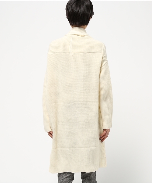 LBC（エルビーシー）の「5G片畦ポケツキトッパー           （カーディガン/ボレロ・レディース・ライトベージュ/ミント/ダークブルー・LARGE/MEDIUM）」の5枚目の写真