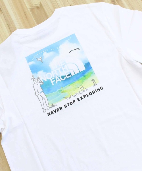 THE NORTH FACE（ザノースフェイス）の「TNF ヘビーウエイト シティ トラバース バックプリントTシャツ M HEAVYWEIGHT CITY TRAVERSE RELAXED SS TEE GRAPHIC-AP（Tシャツ/カットソー・メンズ・ブラック/ホワイト・XL/M/L）」の6枚目の写真