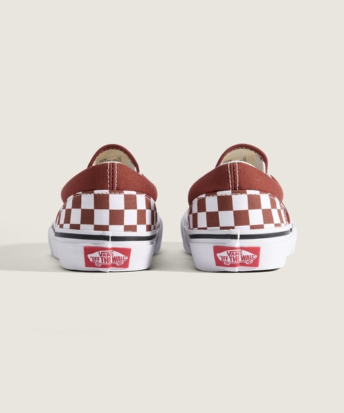VANS(バンズ)の「キッズ クラシック スリッポン / Classic Slip-On COLOR THEORY C VN000D0JRUS1(スリッポン・キッズ・マルーン・13/12/3/2/1)」の4枚目の写真