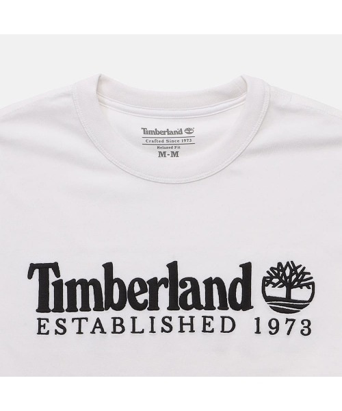 Timberland(ティンバーランド)の「長袖 ヘビーウェイト Tシャツ メンズ(Tシャツ/カットソー・メンズ・ホワイト・LARGE/MEDIUM/SMALL/X-LARGE/X-SMALL/XX-LARGE)」の3枚目の写真