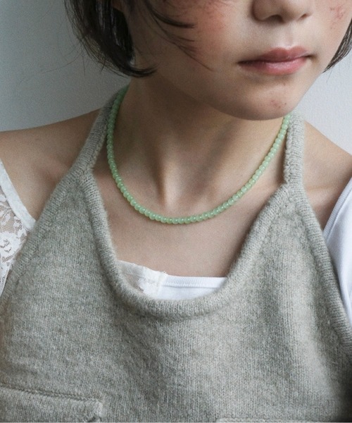musubore(ムスボレ)の「halter-neck knit vest / ホルターネックポケットビスチェ(ニット/セーター・レディース・ライトグリーン/グレー/パープル・FREE)」の16枚目の写真