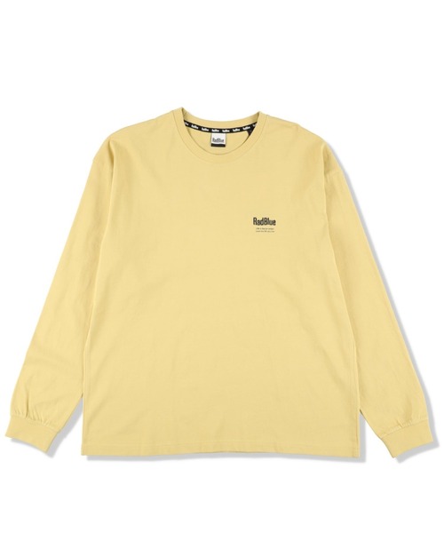 RadBlue(ラッドブルー)の「DrySilkyCotton ロングスリーブTシャツ(Tシャツ/カットソー・メンズ・ネイビー/ベージュ/ライトブルー/ライトグレー/ホワイト/イエロー・L/M/S/XL)」の1枚目の写真