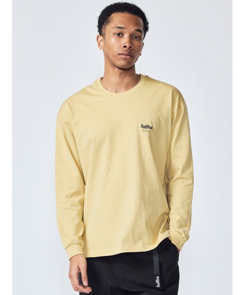 RadBlue(ラッドブルー)の「DrySilkyCotton ロングスリーブTシャツ(Tシャツ/カットソー・メンズ・ネイビー/ベージュ/ライトブルー/ライトグレー/ホワイト/イエロー・L/M/S/XL)」の8枚目の写真