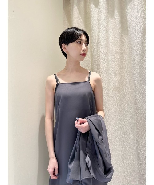 ESTNATION(エストネーション)の「ESTNATION / キャミワンピース(ワンピース・レディース・チャコールグレー/ブラック・38/36)」の10枚目の写真