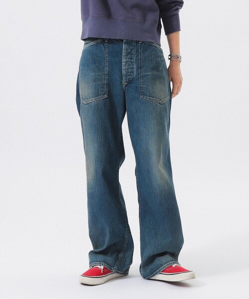 BEAMS BOY(ビームスボーイ)の「【別注】BUZZ RICKSON'S / ARMY DENIM USED PANTS(デニムパンツ・レディース・インディゴブルー・M/S/XS)」の11枚目の写真