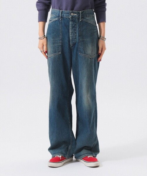 BEAMS BOY(ビームスボーイ)の「【別注】BUZZ RICKSON'S / ARMY DENIM USED PANTS(デニムパンツ・レディース・インディゴブルー・M/S/XS)」の12枚目の写真