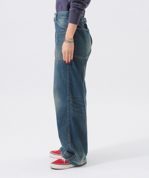 BEAMS BOY(ビームスボーイ)の「【別注】BUZZ RICKSON'S / ARMY DENIM USED PANTS(デニムパンツ・レディース・インディゴブルー・M/S/XS)」の2枚目の写真