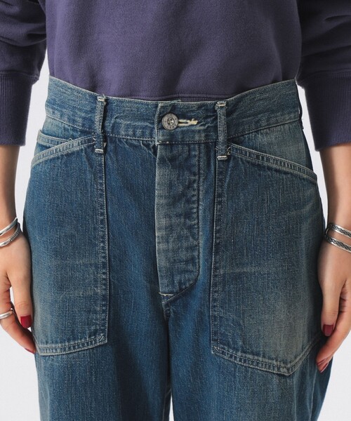 BEAMS BOY(ビームスボーイ)の「【別注】BUZZ RICKSON'S / ARMY DENIM USED PANTS(デニムパンツ・レディース・インディゴブルー・M/S/XS)」の4枚目の写真