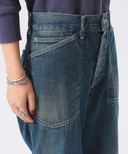 BEAMS BOY(ビームスボーイ)の「【別注】BUZZ RICKSON'S / ARMY DENIM USED PANTS(デニムパンツ・レディース・インディゴブルー・M/S/XS)」の5枚目の写真