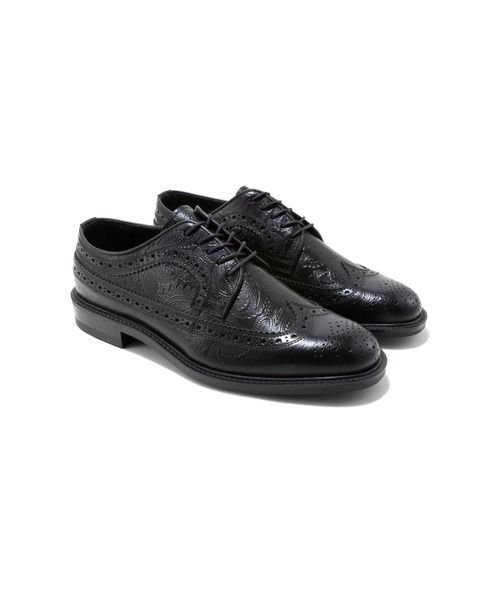 The Kenford Fineshoes(ケンフォードファインシューズ)の「CLASSIC WING TIP BLACK PAISLEY(ローファー・メンズ・ブラック・25.5/26/27)」の6枚目の写真