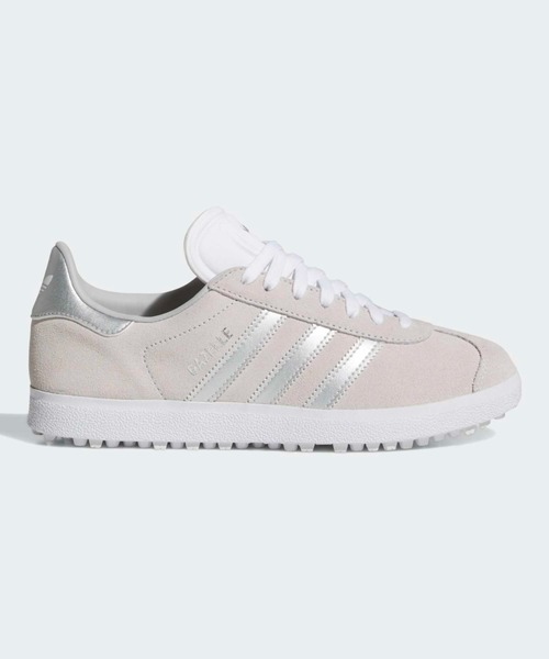 adidas(アディダス)の「オリジナルスゴルフ ウィメンズ ガゼル ゴルフ 【adidas Golf/アディダスゴルフ】(スニーカー・レディース・グレー・22.0cm/24.0cm/24.5cm/25.0cm/26.0cm/25.5cm/23.0cm/22.5cm/23.5cm)」の1枚目の写真