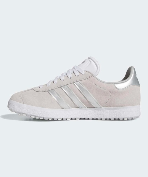 adidas(アディダス)の「オリジナルスゴルフ ウィメンズ ガゼル ゴルフ 【adidas Golf/アディダスゴルフ】(スニーカー・レディース・グレー・22.0cm/24.0cm/24.5cm/25.0cm/26.0cm/25.5cm/23.0cm/22.5cm/23.5cm)」の6枚目の写真