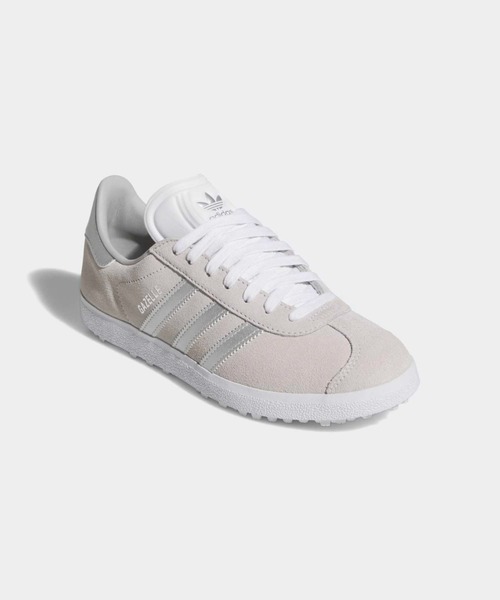 adidas(アディダス)の「オリジナルスゴルフ ウィメンズ ガゼル ゴルフ 【adidas Golf/アディダスゴルフ】(スニーカー・レディース・グレー・22.0cm/24.0cm/24.5cm/25.0cm/26.0cm/25.5cm/23.0cm/22.5cm/23.5cm)」の4枚目の写真