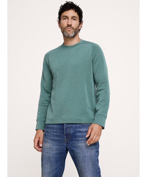 Banana Republic(バナナリパブリック)の「スラブ ダブルニット クルーネックTシャツ(ニット/セーター・メンズ・ネイビー/グレー/オリーブ/カーキ/ブルー/その他/ナチュラル・S/M/L/XL)」の7枚目の写真