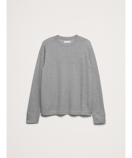 Banana Republic(バナナリパブリック)の「スラブ ダブルニット クルーネックTシャツ(ニット/セーター・メンズ・ネイビー/グレー/オリーブ/カーキ/ブルー/その他/ナチュラル・S/M/L/XL)」の8枚目の写真