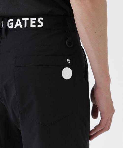PEARLY GATES(パーリーゲイツ)の「【PEARLY GATES】【一部店舗&公式オンライン限定】PG is PG 二重組織Ny/PPストレッチドビー5ポケットショートパンツ(その他パンツ・メンズ・ブラック・SMALL/X-LARGE/LARGE/MEDIUM)」の2枚目の写真