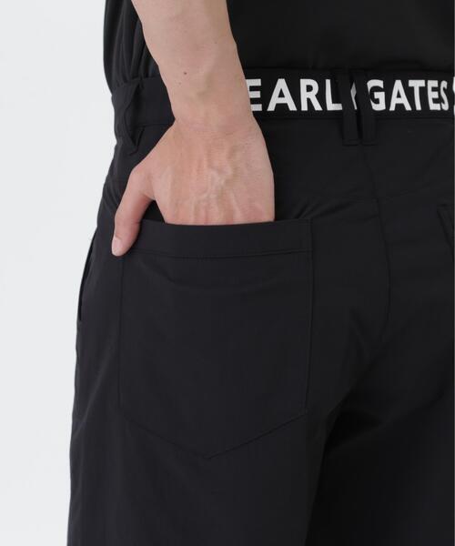 PEARLY GATES(パーリーゲイツ)の「【PEARLY GATES】【一部店舗&公式オンライン限定】PG is PG 二重組織Ny/PPストレッチドビー5ポケットショートパンツ(その他パンツ・メンズ・ブラック・SMALL/X-LARGE/LARGE/MEDIUM)」の3枚目の写真