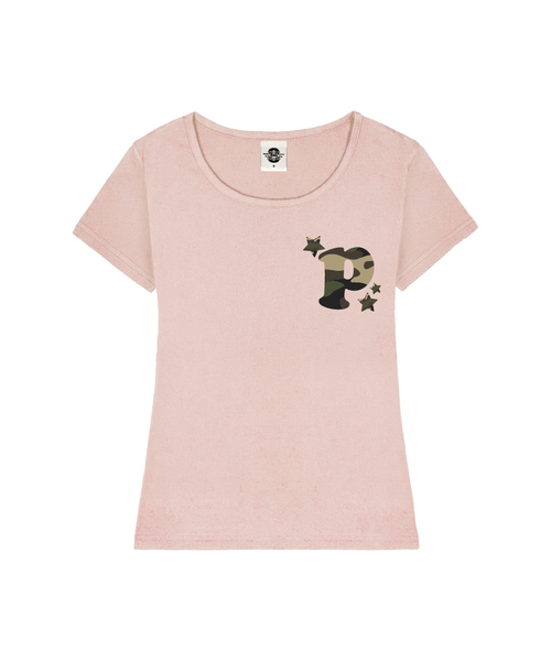 PRIMATE(プライメイト)の「ENCODE レディース Uネックスリムフィット半袖Tシャツ 6 COLORS(Tシャツ/カットソー・レディース・ミント/ブラック/ミックスグレー/ネイビー/ホワイト/ピンク・SMALL/MEDIUM)」の6枚目の写真