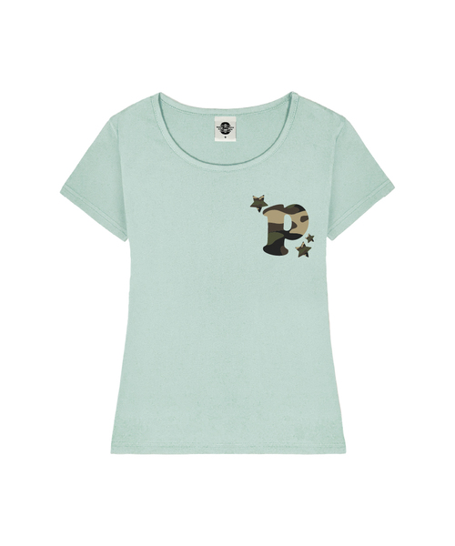 PRIMATE(プライメイト)の「ENCODE レディース Uネックスリムフィット半袖Tシャツ 6 COLORS(Tシャツ/カットソー・レディース・ミント/ブラック/ミックスグレー/ネイビー/ホワイト/ピンク・SMALL/MEDIUM)」の4枚目の写真