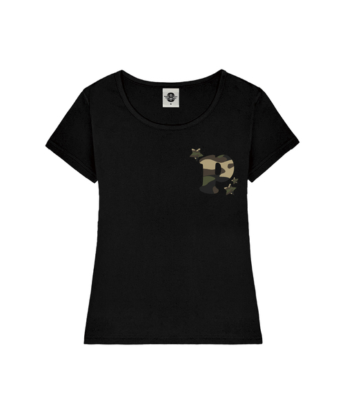 PRIMATE(プライメイト)の「ENCODE レディース Uネックスリムフィット半袖Tシャツ 6 COLORS(Tシャツ/カットソー・レディース・ミント/ブラック/ミックスグレー/ネイビー/ホワイト/ピンク・SMALL/MEDIUM)」の2枚目の写真