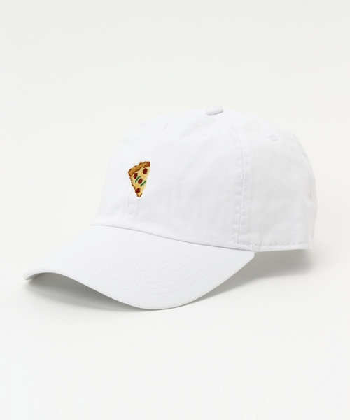 WHO'S WHO gallery(フーズフーギャラリー)の「【KaneZ】PIZZA POLO CAP(キャップ・メンズ・ホワイト/ブラック/ネイビー・FREE)」の1枚目の写真