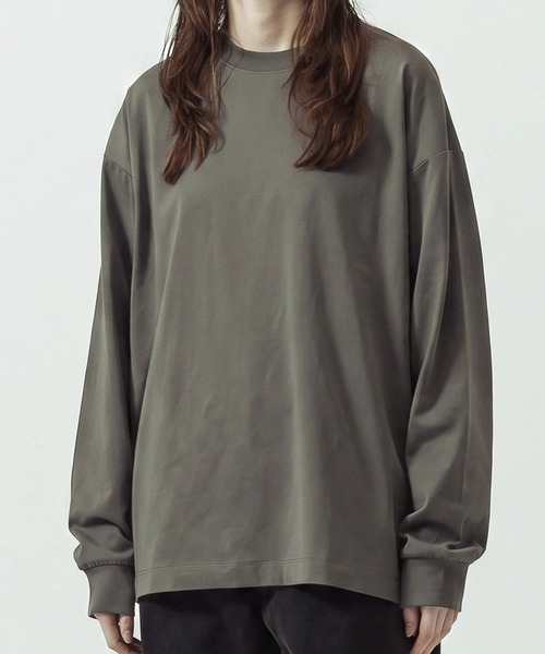 SLICK(スリック)の「【SLICK/スリック】Heavy Weight Sorona Oversized Jersey Dolman Sleeve T-shirt/ヘビーウェイト ソロナ オーバーサイズジャージドルマンスリーブTシャツ(Tシャツ/カットソー・メンズ・レッド/グレー/ホワイト/ブラック・2/1/3)」の3枚目の写真