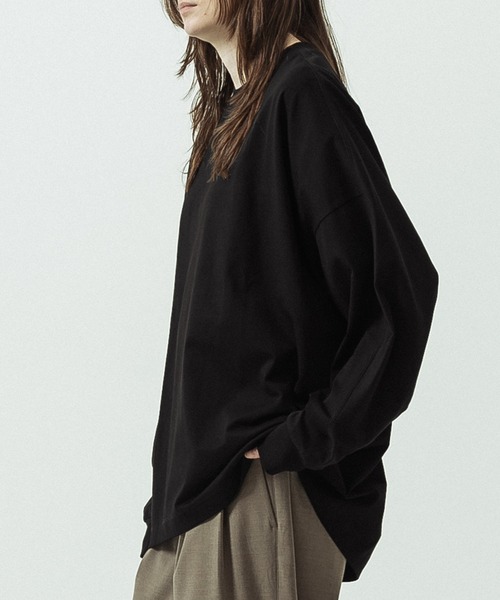 SLICK(スリック)の「【SLICK/スリック】Heavy Weight Sorona Oversized Jersey Dolman Sleeve T-shirt/ヘビーウェイト ソロナ オーバーサイズジャージドルマンスリーブTシャツ(Tシャツ/カットソー・メンズ・レッド/グレー/ホワイト/ブラック・2/1/3)」の11枚目の写真