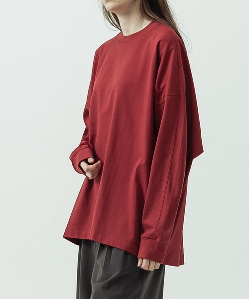 SLICK(スリック)の「【SLICK/スリック】Heavy Weight Sorona Oversized Jersey Dolman Sleeve T-shirt/ヘビーウェイト ソロナ オーバーサイズジャージドルマンスリーブTシャツ(Tシャツ/カットソー・メンズ・レッド/グレー/ホワイト/ブラック・2/1/3)」の18枚目の写真