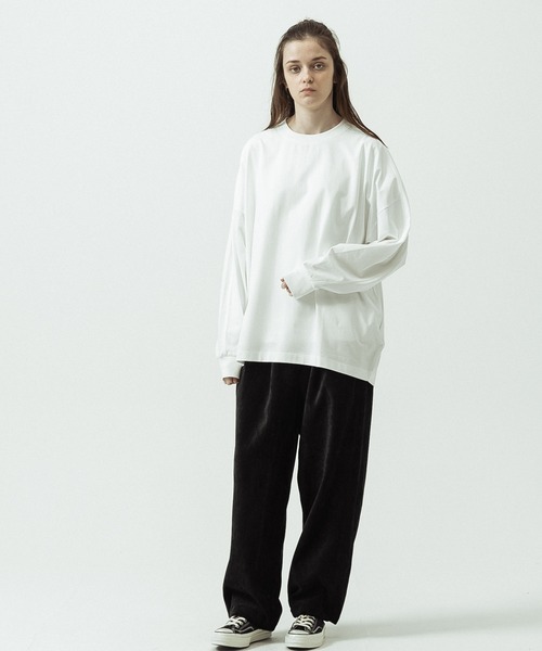 SLICK(スリック)の「【SLICK/スリック】Heavy Weight Sorona Oversized Jersey Dolman Sleeve T-shirt/ヘビーウェイト ソロナ オーバーサイズジャージドルマンスリーブTシャツ(Tシャツ/カットソー・メンズ・レッド/グレー/ホワイト/ブラック・2/1/3)」の19枚目の写真