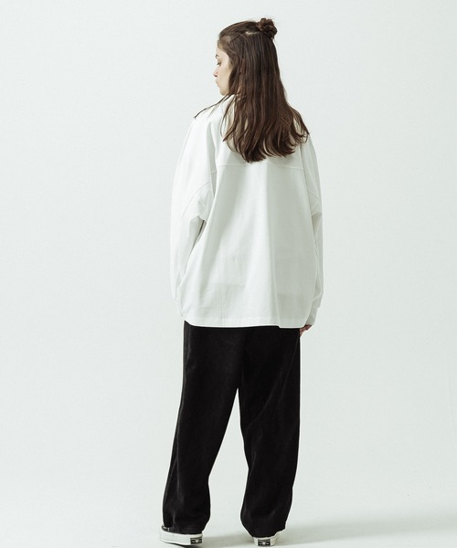SLICK(スリック)の「【SLICK/スリック】Heavy Weight Sorona Oversized Jersey Dolman Sleeve T-shirt/ヘビーウェイト ソロナ オーバーサイズジャージドルマンスリーブTシャツ(Tシャツ/カットソー・メンズ・レッド/グレー/ホワイト/ブラック・2/1/3)」の21枚目の写真