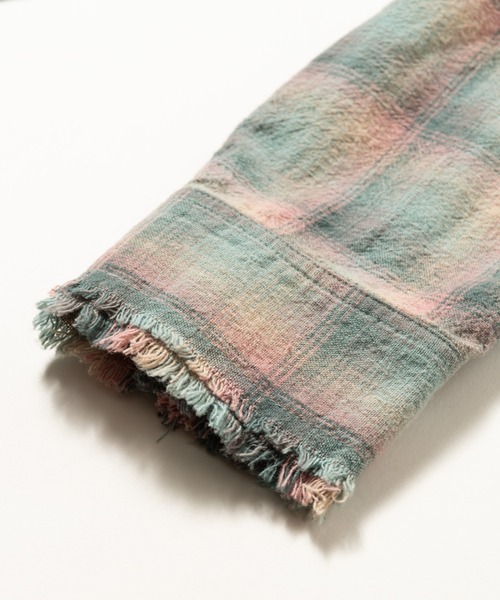 glamb(グラム)の「Bleach Check Shirt / ブリーチチェックシャツ(シャツ/ブラウス・メンズ・ブラック/マルチ・S/M/L)」の18枚目の写真