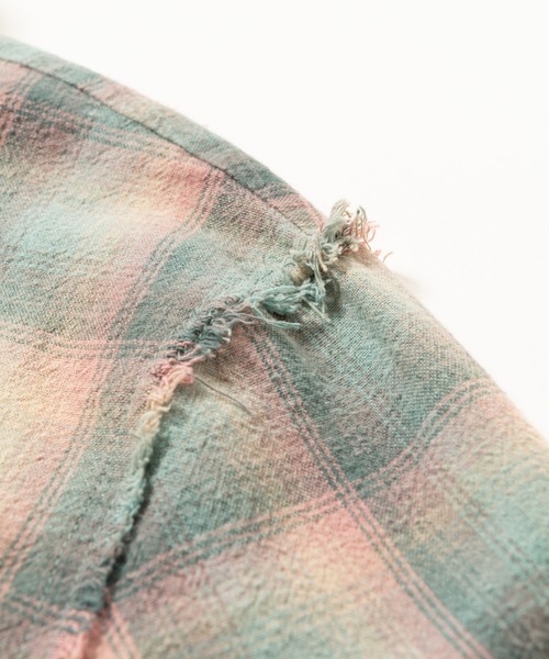 glamb(グラム)の「Bleach Check Shirt / ブリーチチェックシャツ(シャツ/ブラウス・メンズ・ブラック/マルチ・S/M/L)」の19枚目の写真