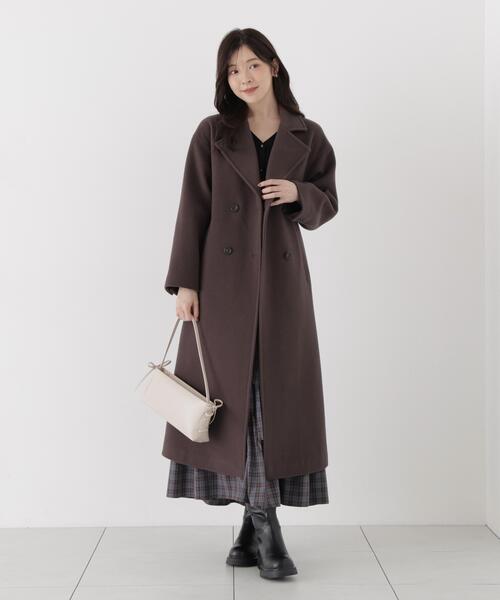 PROPORTION BODY DRESSING（プロポーションボディドレッシング）の「ニュアンス釦ニットカーディガン / 1216274902（カーディガン/ボレロ・レディース・ブラック/ホワイト系その他/ブラウン・FREE）」の8枚目の写真