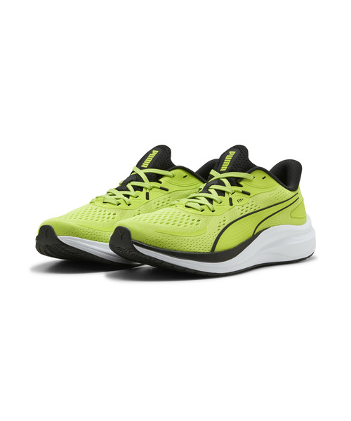 PUMA(プーマ)の「PUMA プーマ ユニセックス スカイロケット ライト 2 ワイド ランニングシュ(スニーカー・メンズ・ライム/ブラック×ブルー・27.5cm/27.0cm/26.5cm/25.0cm/24.5cm/26.0cm/25.5cm/28.0cm/22.5cm/24.0cm/23.5cm/23.0cm/28.5cm/29.0cm)」の3枚目の写真