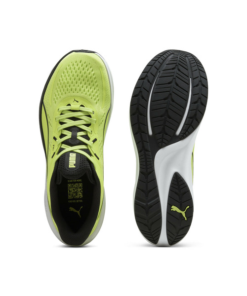 PUMA(プーマ)の「PUMA プーマ ユニセックス スカイロケット ライト 2 ワイド ランニングシュ(スニーカー・メンズ・ライム/ブラック×ブルー・27.5cm/27.0cm/26.5cm/25.0cm/24.5cm/26.0cm/25.5cm/28.0cm/22.5cm/24.0cm/23.5cm/23.0cm/28.5cm/29.0cm)」の5枚目の写真
