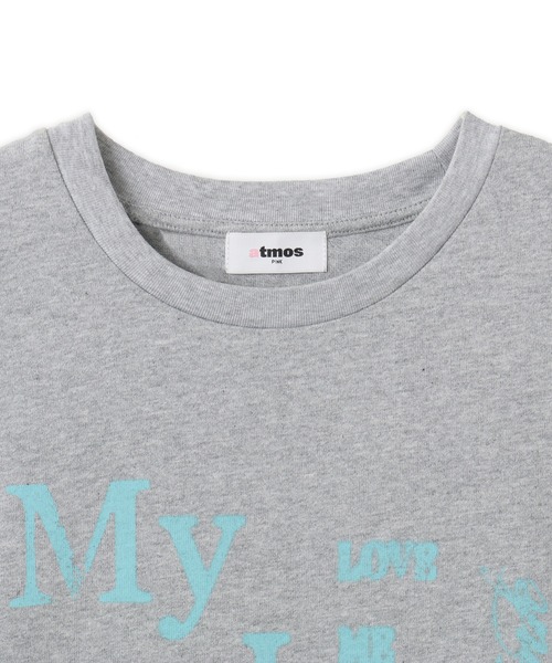 atmos pink(アトモスピンク)の「atmos pink Message Big T-shirt / アトモス ピンク メッセージ ビッグ ティーシャツ(Tシャツ/カットソー・レディース・グレー/ブラック/オフホワイト・FREE)」の12枚目の写真