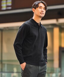 【WEB限定】JUST fit ハイゲージ ジャケイン ニットポロ