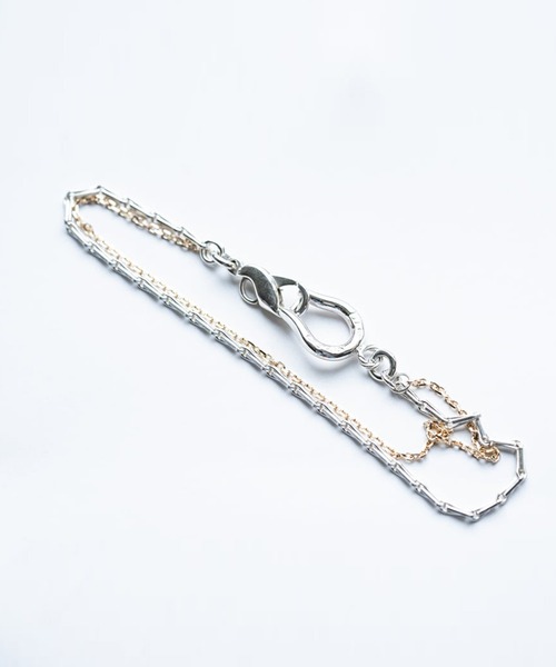 STUDIOUS（ステュディオス）の「【WAKAN SILVER SMITH】BN-091 K10 Horse shoe combination bracelet (TYPE A)（ブレスレット・メンズ・シルバー・FREE）」の2枚目の写真