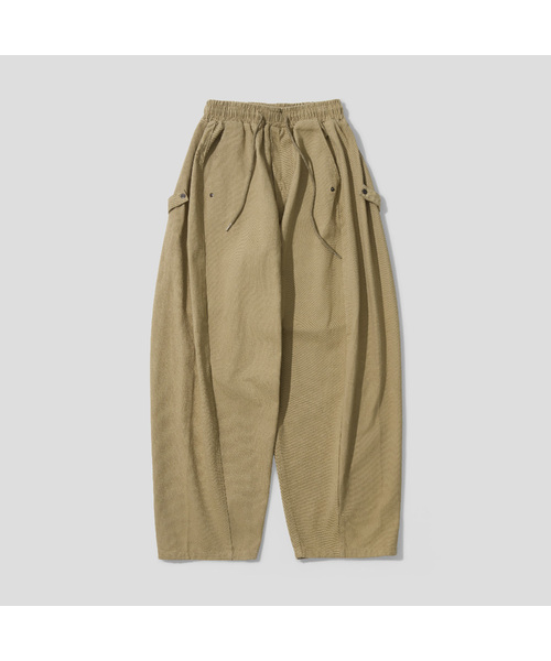 And Again(アンドアゲイン)の「コットンビジュー バルーンパンツ(その他パンツ・メンズ・ブラック/ベージュ/ブラウン/チャコール・FREE)」の4枚目の写真