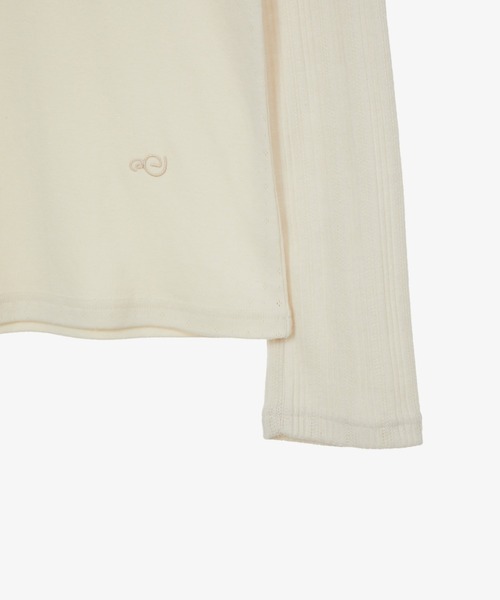 aeae(エーイーエーイー)の「FLOWER BLOCK HOODIE(パーカー・レディース・グレー/アイボリー・FREE)」の5枚目の写真