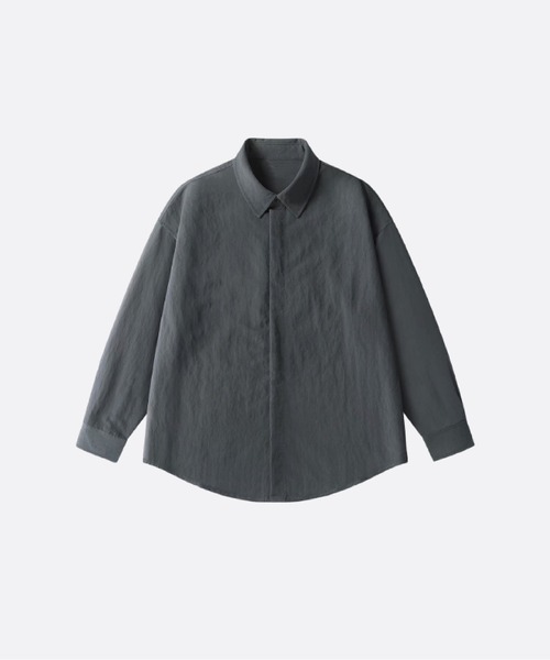 U:UME(ユーム)の「Basic One Tone Shirt(シャツ/ブラウス・メンズ・ブルー/グレー/ブラック/ホワイト・X-LARGE/MEDIUM/LARGE/SMALL)」の3枚目の写真