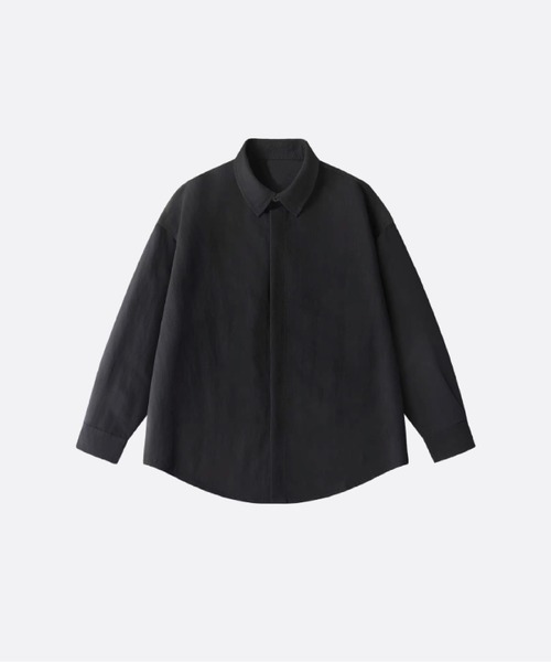 U:UME(ユーム)の「Basic One Tone Shirt(シャツ/ブラウス・メンズ・ブルー/グレー/ブラック/ホワイト・X-LARGE/MEDIUM/LARGE/SMALL)」の2枚目の写真