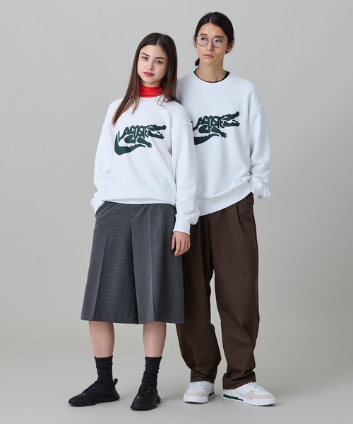 LACOSTE(ラコステ)の「ブランドネームワニロゴ クルーネックスウェット(スウェット・メンズ・ホワイト/ブラック/ダークグリーン・5/2/4/3)」の21枚目の写真